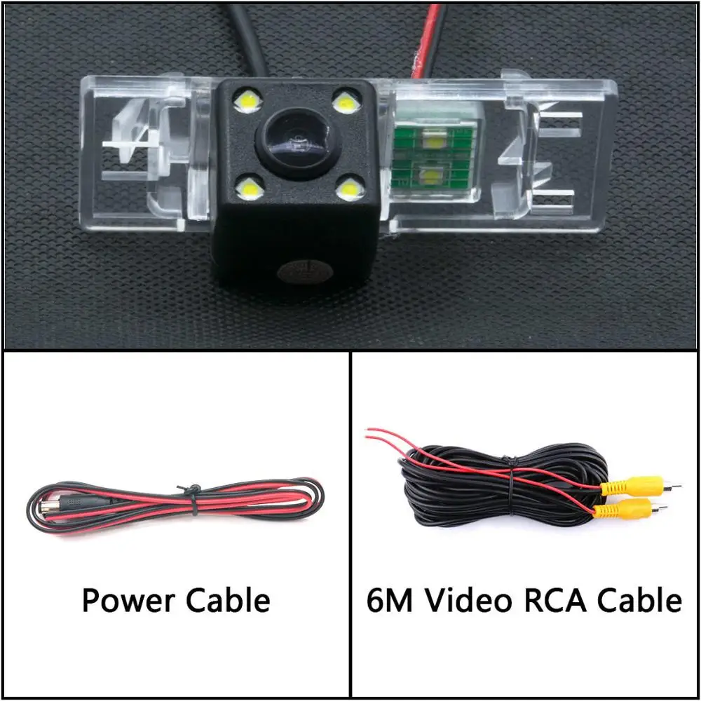 Camera Only 4 светодиодный резервный фонарь заднего вида для peugeot 407 406 coupe 106 1007 307 308 607 806 807 монитор парковки автомобиля - Название цвета: Camera Only
