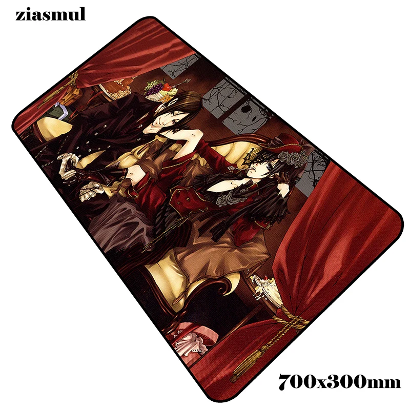 

Black Butler mouse pad 700x300x3mm pad to mouse notbook computer mousepad Beautiful gaming padmouse gamer to present mouse mat
