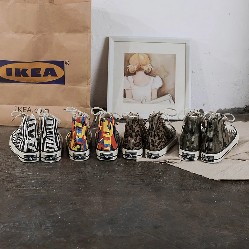 Высокая Женская мода холст повседневная обувь повседневные кроссовки дышащие