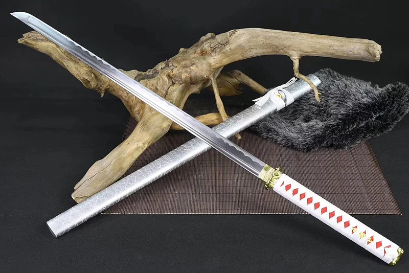 Japanese Samruai Sword Handmade Katana 1060 Carbon Steel Full tang blade Funcational real balde very sharp