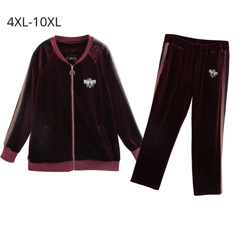 Большие размеры 10XL 8XL 6XL 4XL Российские 66 54 женские весенне осенние спортивные
