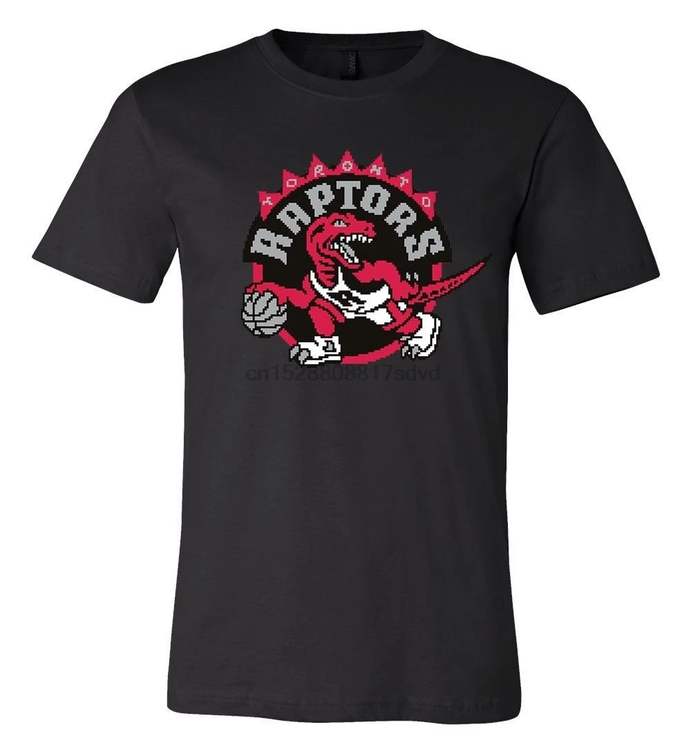 Toronto уличная Мужская футболка для хип-хопа Raptors 8 бит Ретро tecmo логотип Футболка
