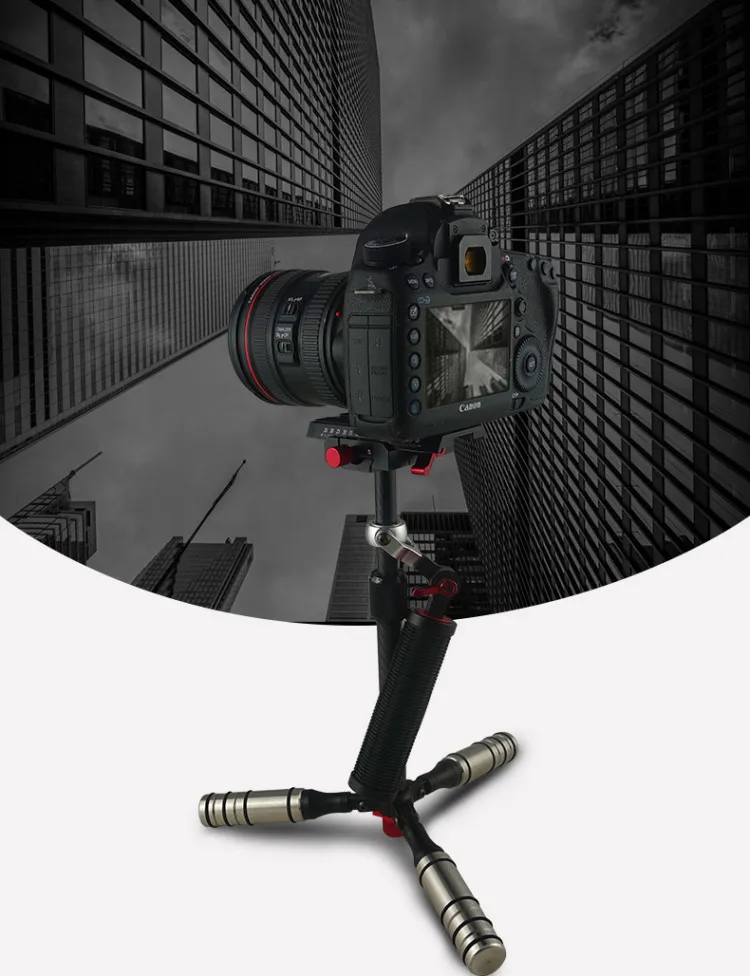 DSLR беззеркальных Steadicam Регулируемый ручной углерода Волокно GLIDECAM видео Камера