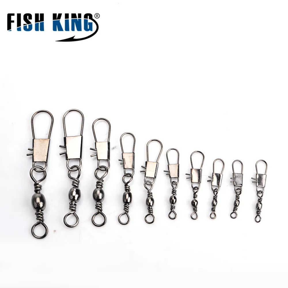 Рыбы король 1 10 штук в упаковке шт./упак. 2 # 22 вертлюгом с ручкой и замком