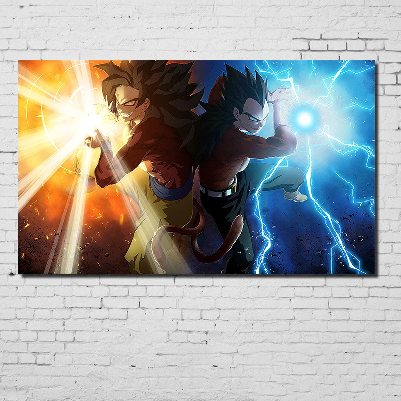 Cosy Moment Dragon Ball Z/GT плакат белая крафт-бумага печать в формате HD мультфильм Стрекоза плакаты на стену, изображения для гостиной QT485