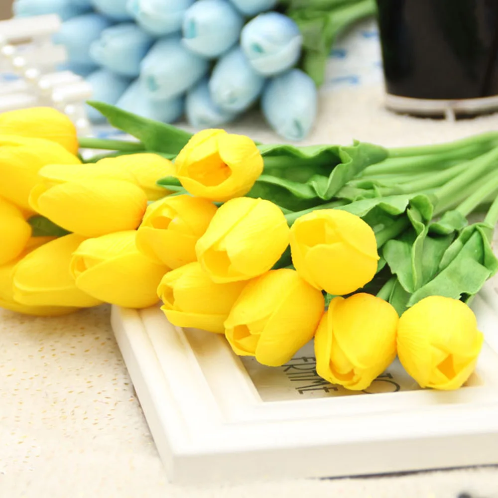 Новое поступление 10 шт. Многоцветный Красный Розовый реальный на ощупь