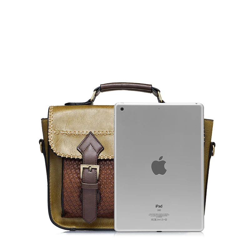 Realer фирменный дизайн женская сумка Высокое качество Satchels Винтаж одноцветное