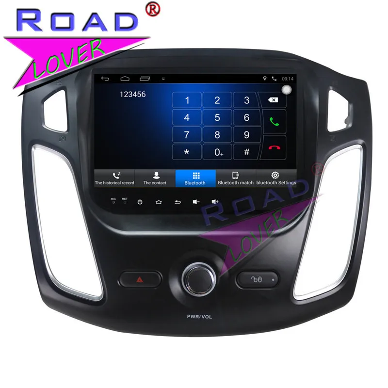 Автомобильный GPS навигатор TOPNAVI плеер на Android 6 0 2 ГБ + 32 9 дюймов 1024*600 для Ford Focus 2012