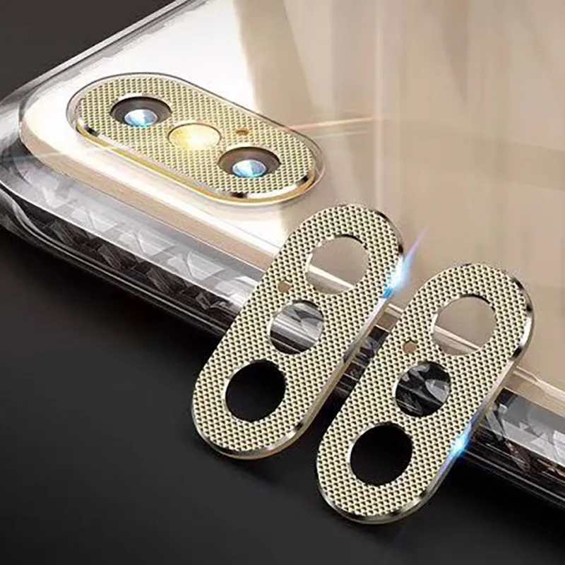 Защитная пленка на объектив задней камеры Роскошный чехол для iphone x XR 7 xs max 8 plus 6s