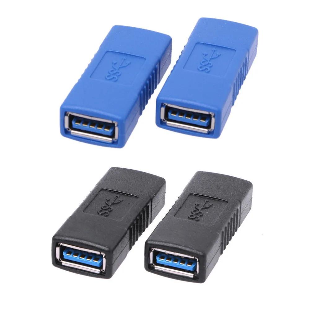 2 шт. USB 3 0 тип A адаптер Мама мама муфта для смены пола разъем мама|Коннекторы и