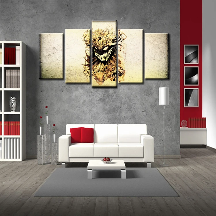 Лучшие картины на холсте настенные HD принты рама для домашнего декора 5 шт./шт.