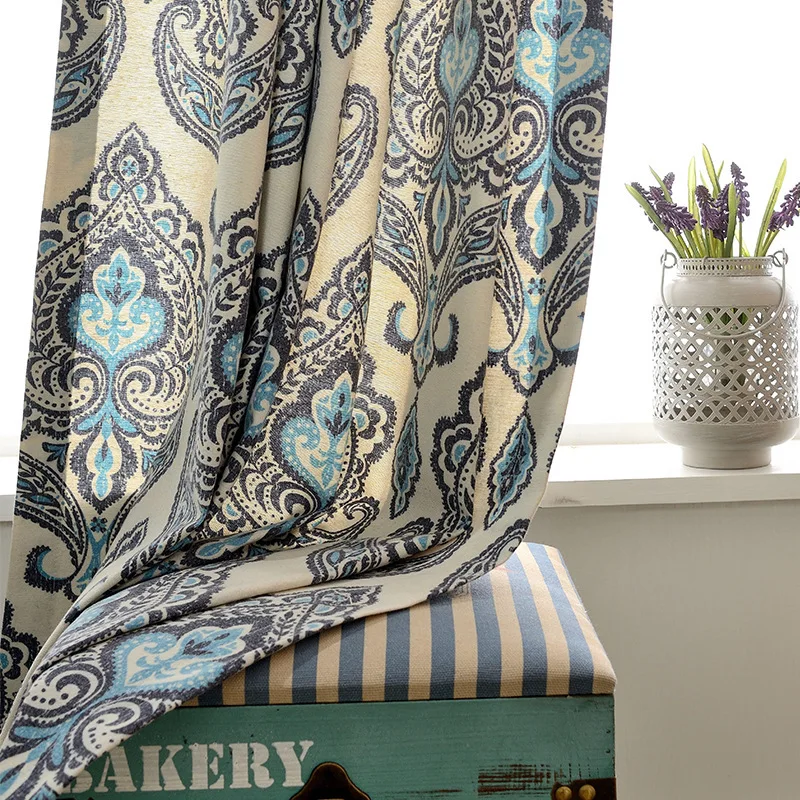 Гардины подкладка для гостиной кухня полиэстер хлопок печать класс высокого