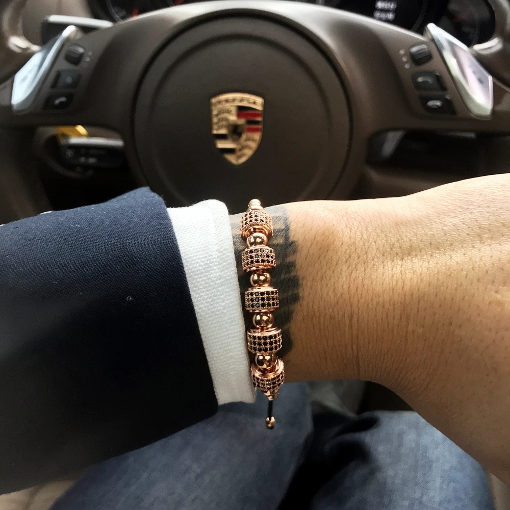 bracelet men/gold/femme/stainless steel/beads/jewelry/bracelets for mens fashion men bangles bracelets 2018 valentine | Украшения и