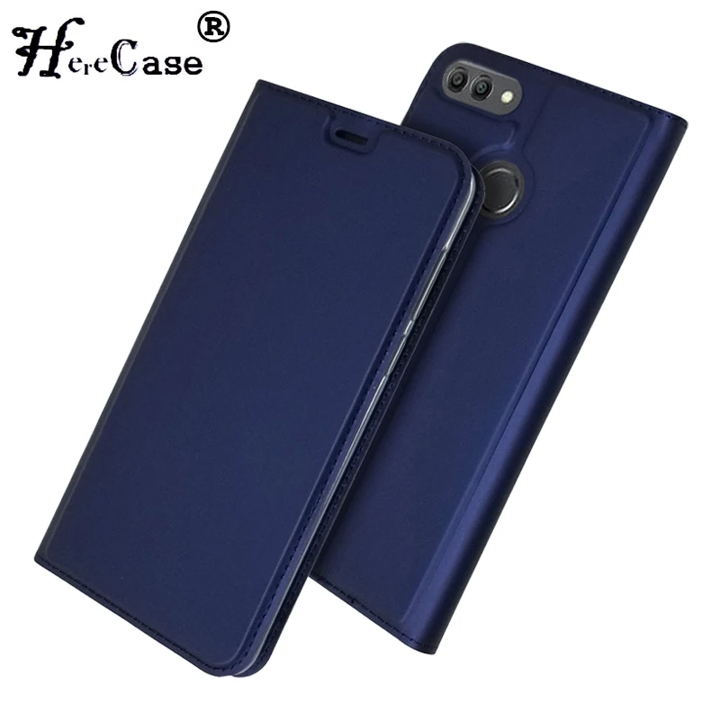 Чехол для Huawei Y9 2018 мягкий чехол книжка из искусственной кожи с отделением
