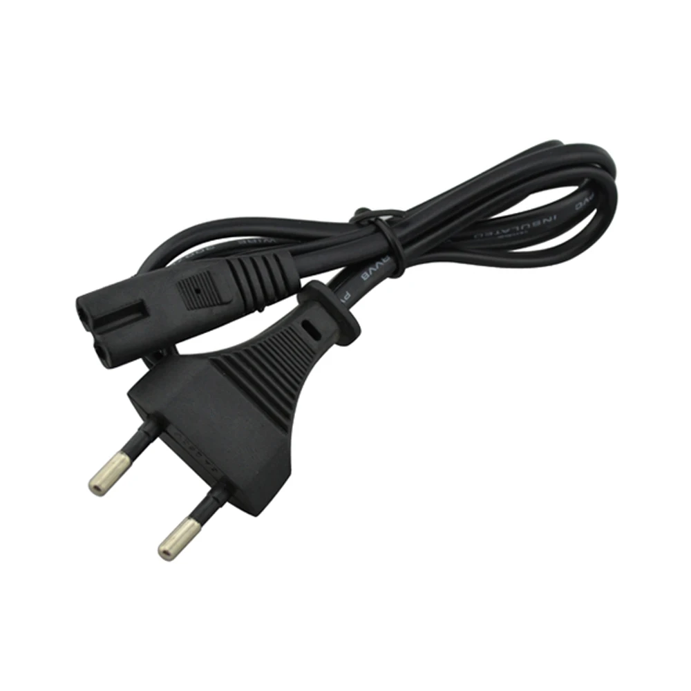 For PS2 for PS3 slim EU plug 2-Prong Port AC power cable cord for Sony Playstion 4 Console Power Supply for xbox  EU images - 6