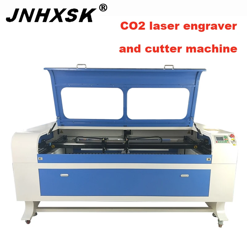 JNHXSK TS1810 100 Вт Ruida фрезерный станок с ЧПУ CO2 3d лазерная гравировальная и режущая
