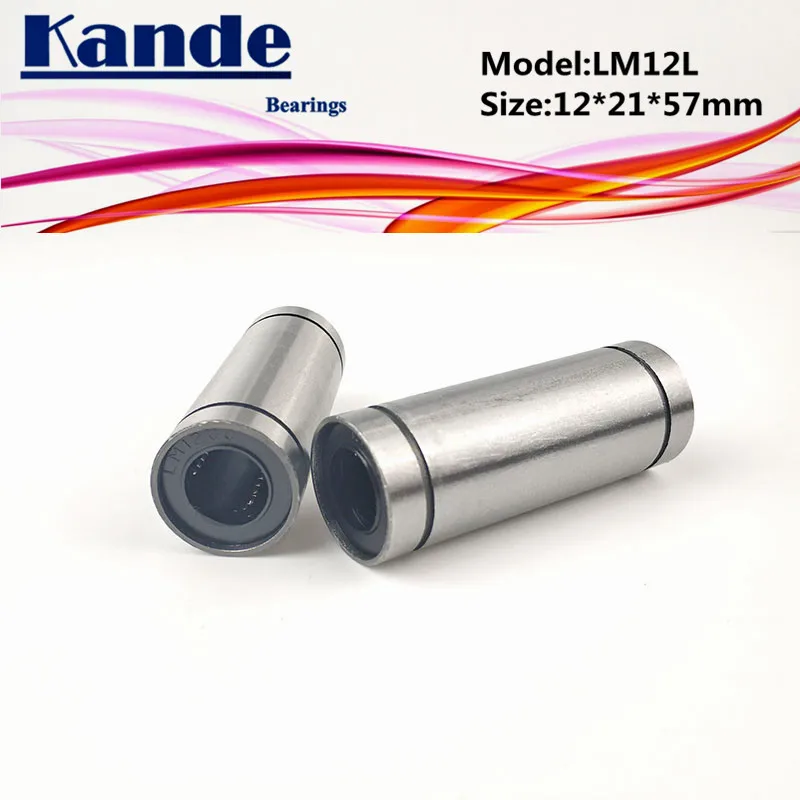 Lml Kande подшипники высокого качества 2 шт. LM12LUU LM12L UU 12*21*57 мм Расширенный линейный