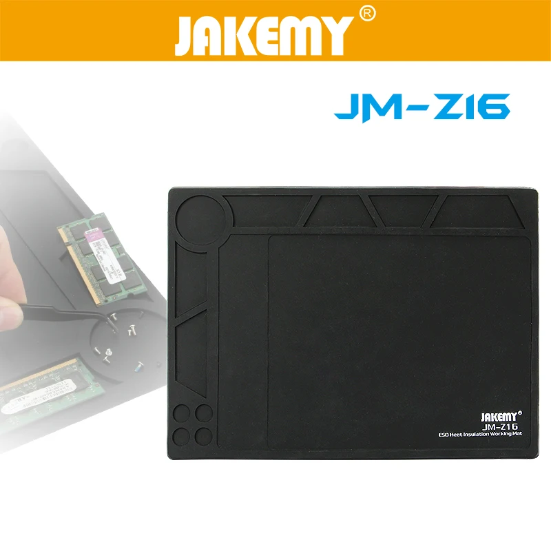 JAKEMY тепла антистатические изоляции ремонтные работы коврик пайки платформы для