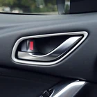 Внутренняя крышка дверной ручки AX Chrome, крышка для захвата чаши, отделки рамы, украшение для Mazda 3 Axela 2014 2015 2016 2017 2018