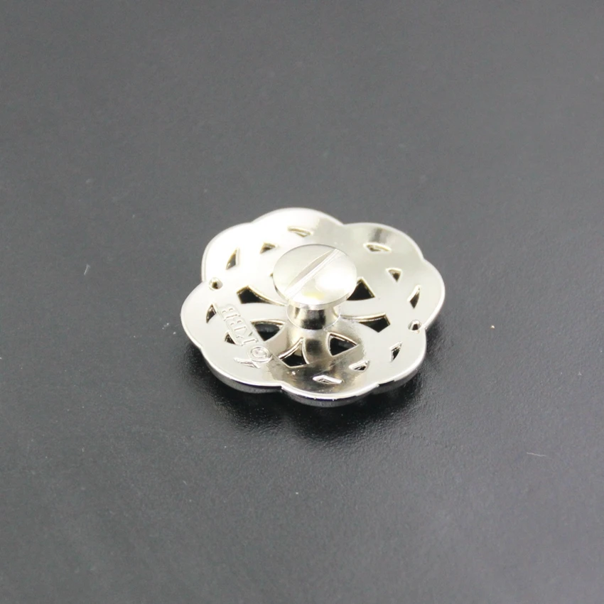 (KBM12) 10 шт 1 1/8 ''(3 0 см) Западная круглая кнопка Saddlery Button Leathercraft Silver|silver silver|silver