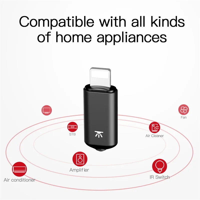 Baseus RO1 Universal infrared remote control for iPhone 7 8 8P X IR Wireless Smart Remote Control TV Aircondition projector |