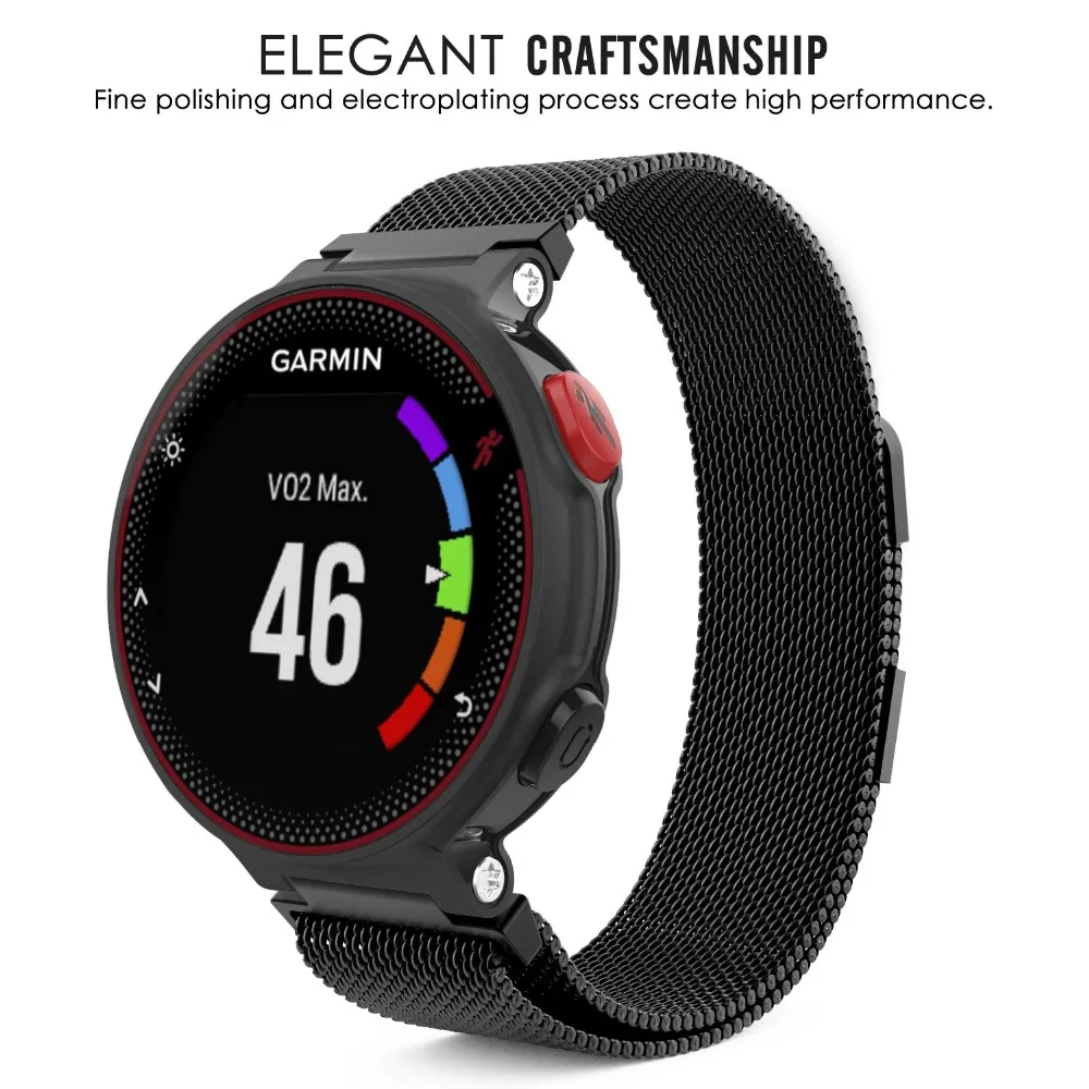 Ktab ремешок для Garmin Forerunner 235 часы милански петля сетки замена