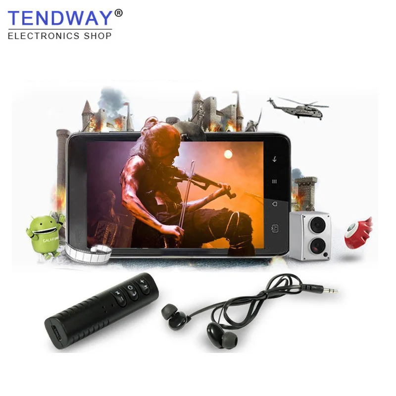 Tendway Mini Bluetooth ресивер Беспроводной аудио адаптер Car Kit Музыка передатчик с