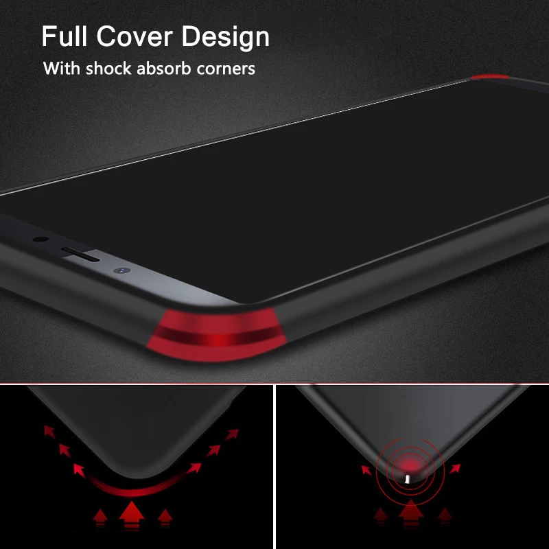 Honor 8X Case For Huawei 8C Bumper Ultra Slim Soft Silicon Cover on 360 Full Protection Shell |