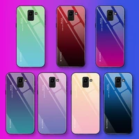 bumper gradient tempered glass case for samsung galaxy note 9 s8 s9 j8 j6 a6 a8 plus a7 2018 a52 a72 5g protective cover housing