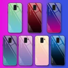 Чехол-бампер для Samsung Galaxy Note 9, S8, S9, J8, J6, A6, A8 Plus, A7 2018, A52, A72, 5G, закаленное стекло