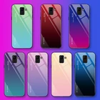 Чехол из закаленного стекла для Samsung Galaxy Note 9, S8, S9, J8, J6, A6, A8 Plus, A7 2018, A5 2017