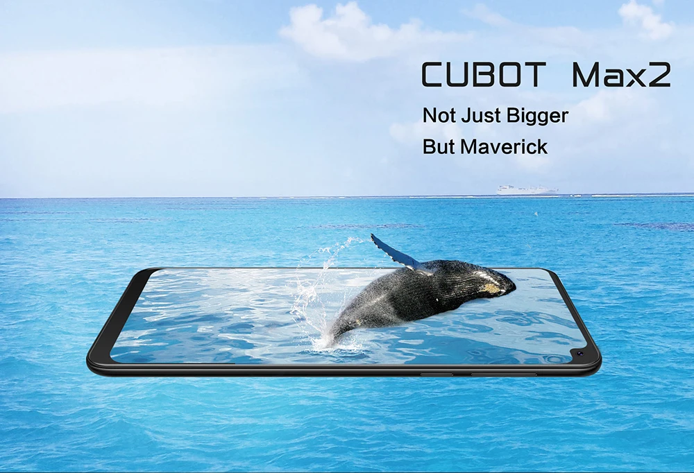 Смартфон Cubot Max 2 с восьмиядерным процессором 19:9, 5000 мА/ч, 4 ГБ, 64 ГБ, MT6762, смартфон 6,8 '', капля воды, 4G LTE, Face ID, две камеры type-C
