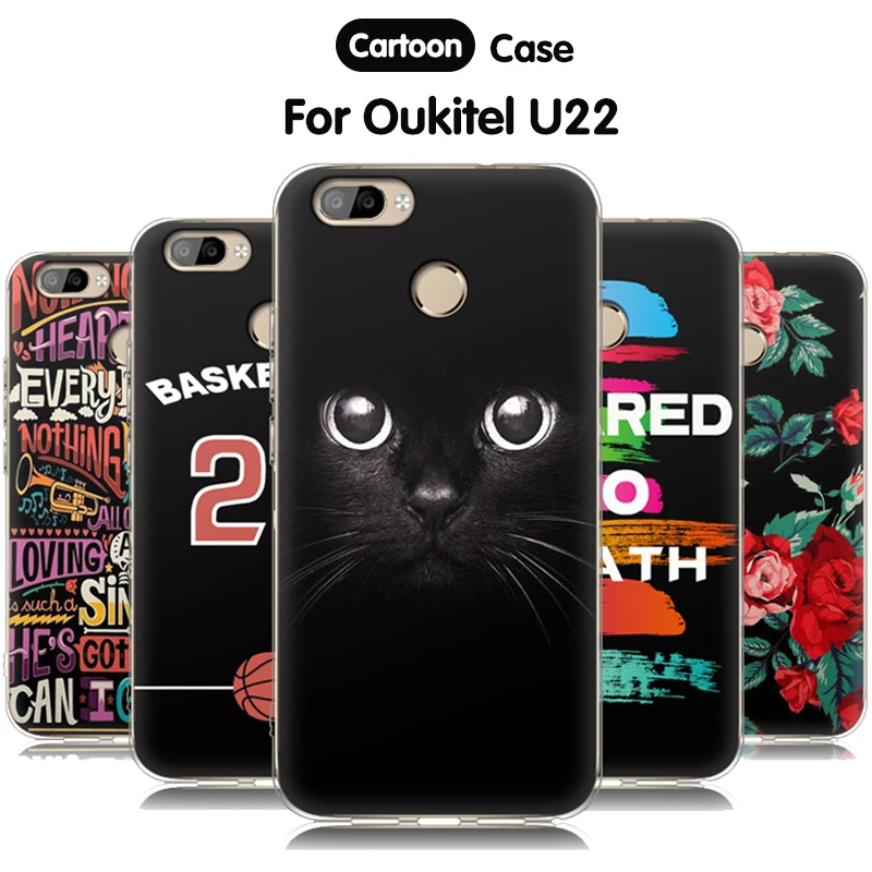 EiiMoo оригинальный Официальный чехол для Oukitel U22 силиконовый 5 милый мультяшный