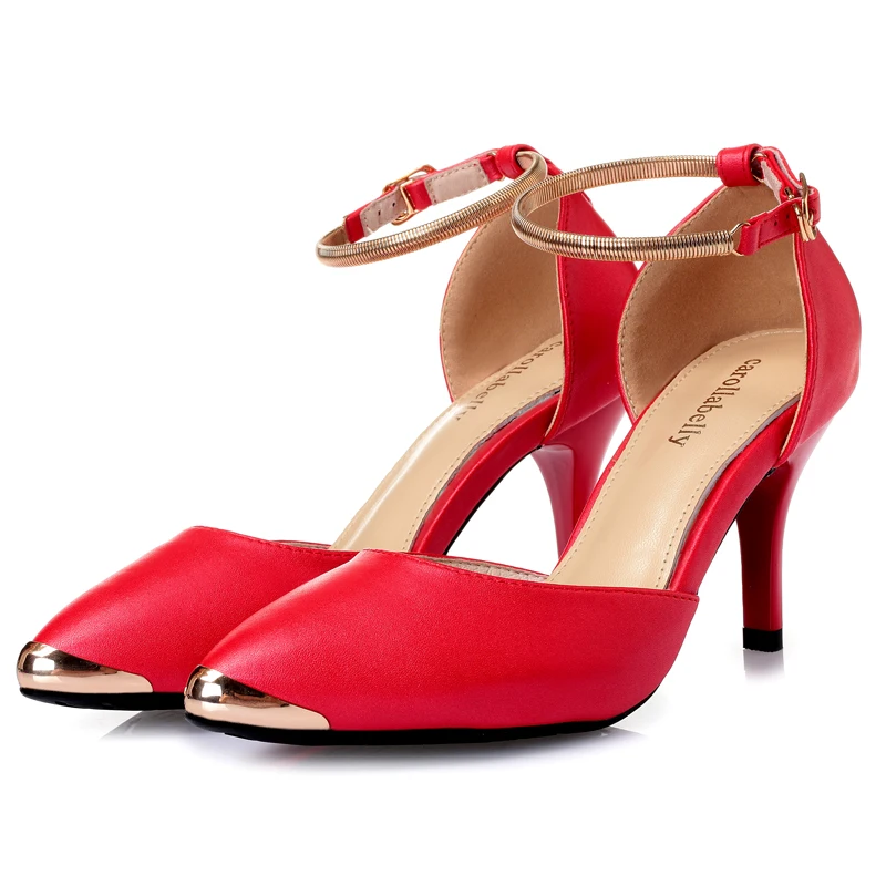 2018 милые женские туфли-лодочки из натуральной кожи золотистые туфли с острым