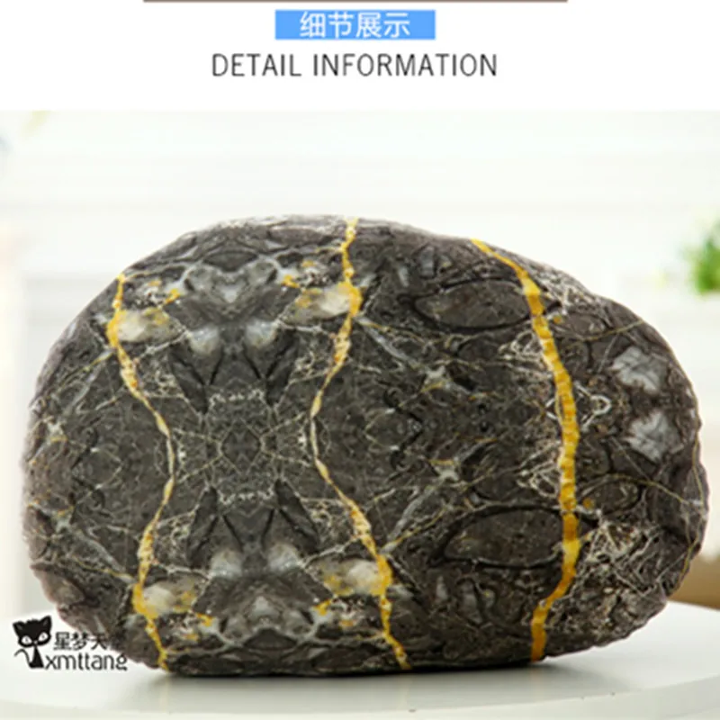 Real life pebble pillow cushions creative Funny plush toys lazy sofa pillows men and women birthday gifts Christmas | Дом и сад