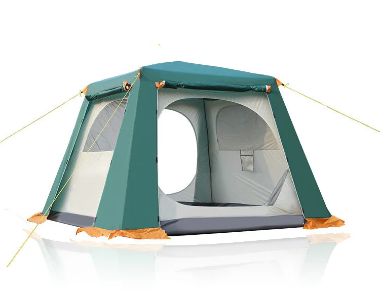 Двухслойная водонепроницаемая палатка на 4 6 человек семейная для кемпинга