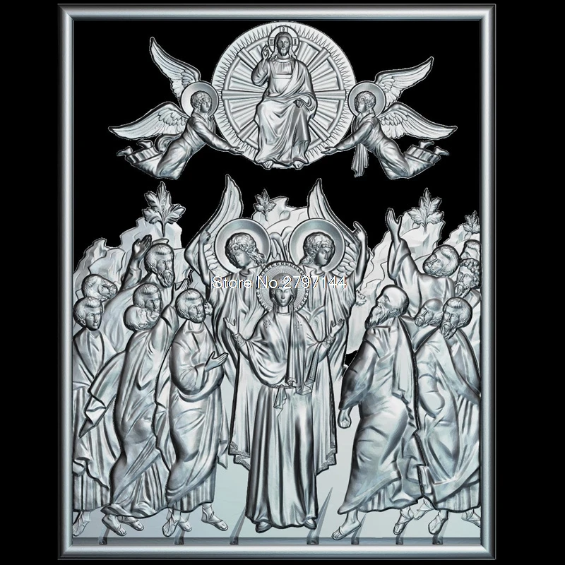Ascension of Our Lord 3d model for cnc STL format Religion Relief Model Router 3 axis Engraver ArtCam | Инструменты