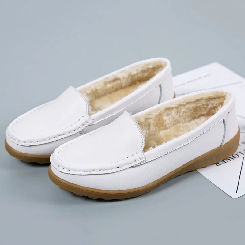 Зимняя черная удобная обувь из натуральной кожи Lzzf 2018 для женщин женская на