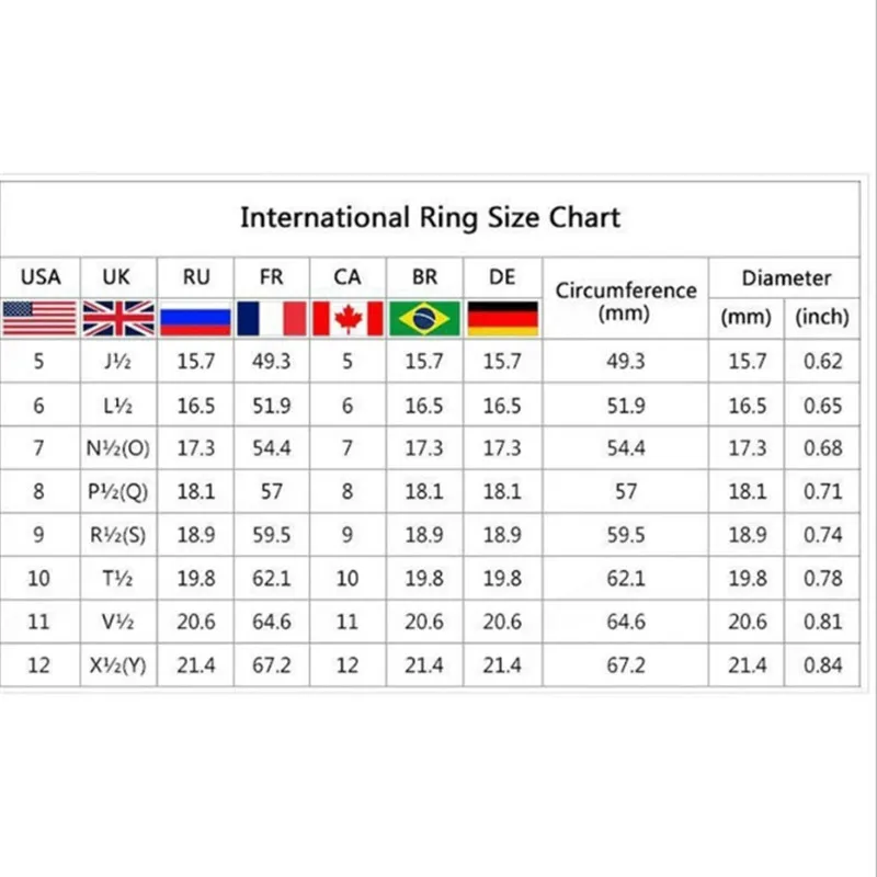 2pcs/set new classic silver color cz white crystal bague rings for women engagement wedding band fashion jewelry gifts | Украшения и