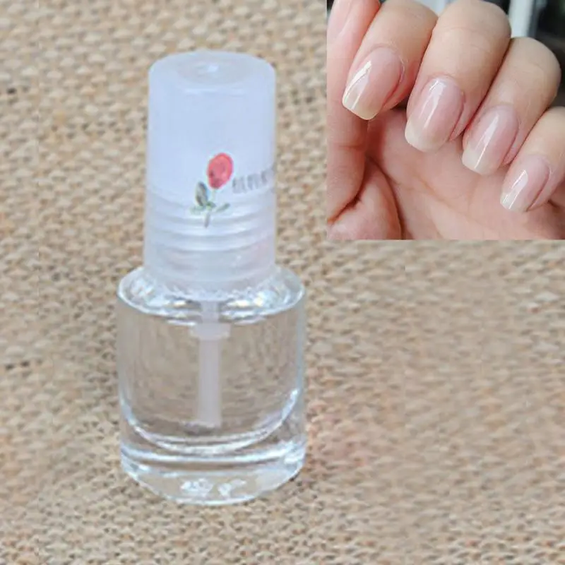 

5ml Transparent Nail Top Coat Polish Cover Art Nail Hardener Vitamin Tool transparent nail polish UV gel nails false nail polish