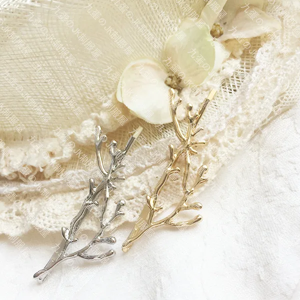 Заколки для дерева модные дизайнерские винтажные металлические заколки в виде