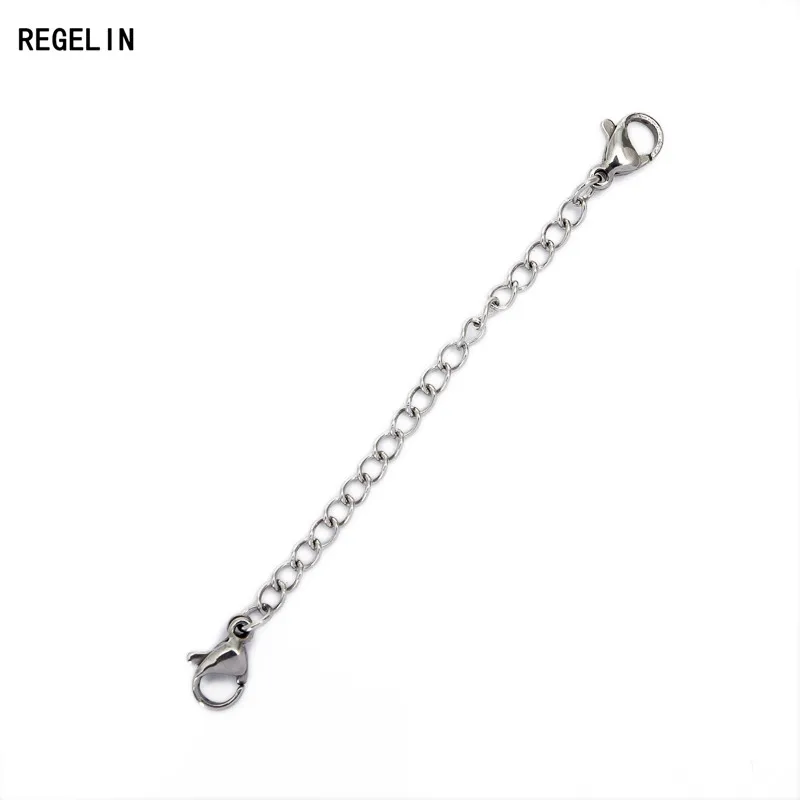 REGELIN Новинка 5 шт./лот ожерелье из нержавеющей стали удлинительная цепочка с
