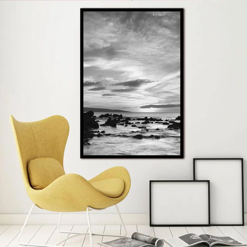 Скандинавский абстрактный морской камень настенные картины в скандинавском