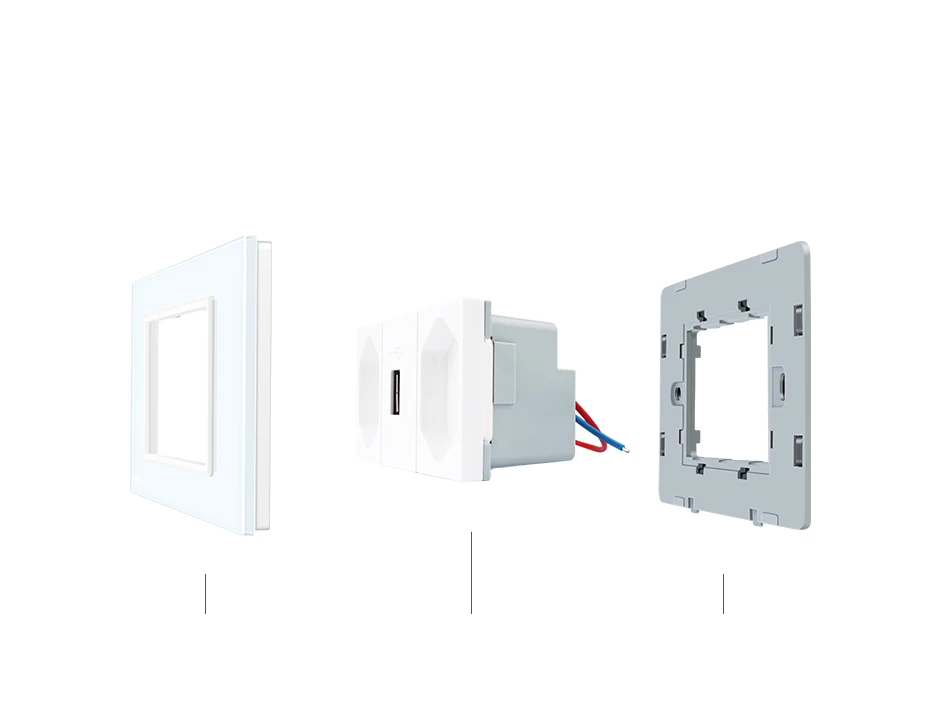Livolo бразильский/Итальянский стандарт 3 контакта 20А+ USB розетка, белая стеклянная панель без вилки, C9C2UBR2-11