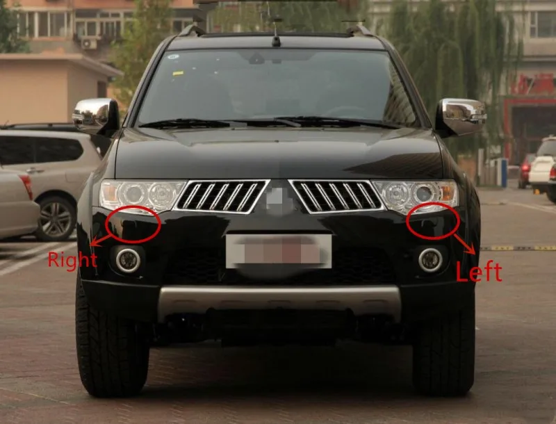 Передний бампер Омыватель фар Форсунка крышка Крышка для Mitsubishi Pajero Montero Sport 2008