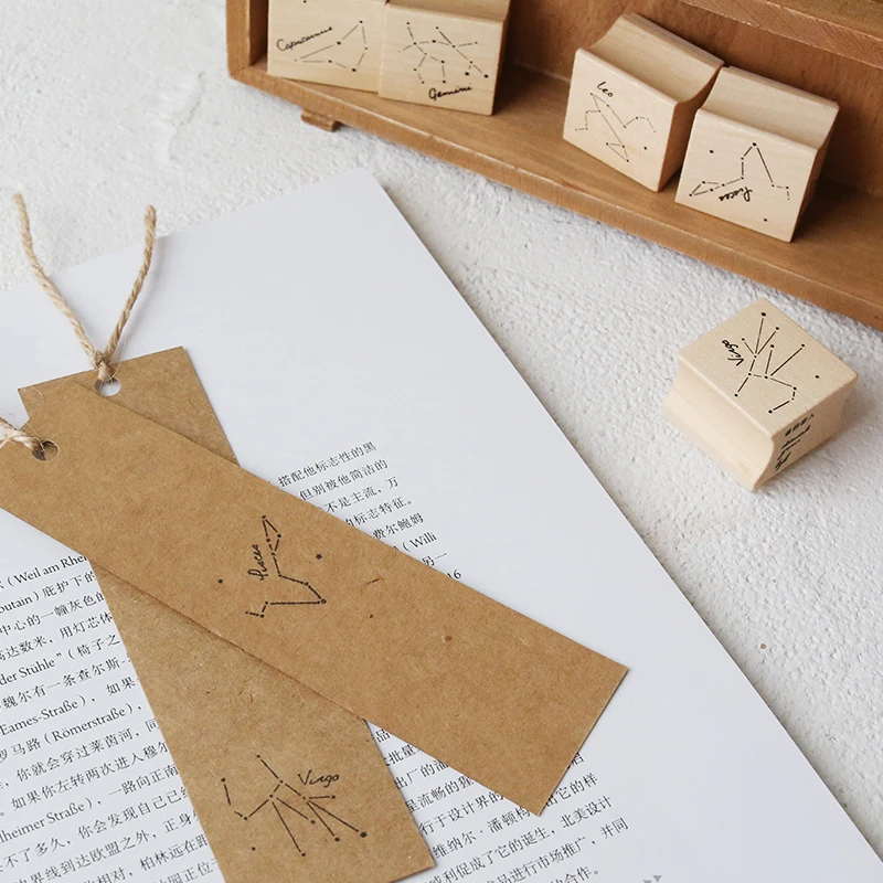 1 шт. 12 созвездий деревянные фотообои товары для изготовления|card making supplies|stamps