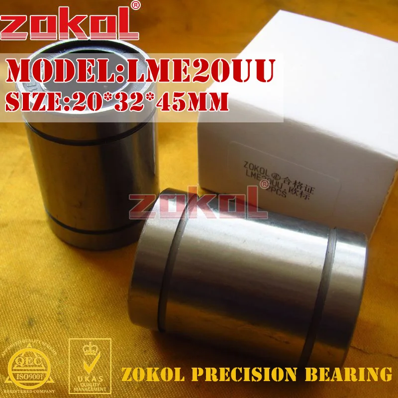 

ZOKOL LM20 UU LME20 UU bearing LME20UU European standard linear motion bearing 20*32*45mm