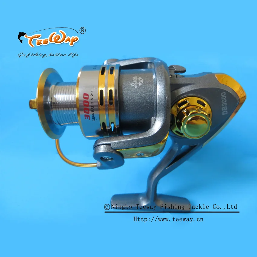 DB-3000 Teeway брендовые металлические спиннинговые Рыболовные катушки для карпа