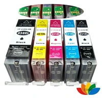 5 color compatible pgi 450 cli 451 ink cartridge for canon pixma ip7240 mg5440 mg6340 mx924 mg7140 mg6440 mg5540 printers