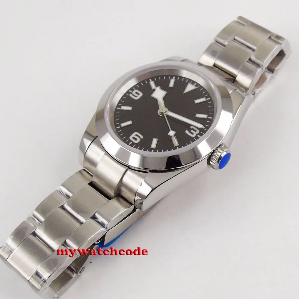 Мужские автоматические часы с сапфировым стеклом 40 мм|Мужские механические часы|